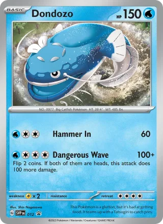 Dondozo #012 · SVP Black Star Promos Pokémon card