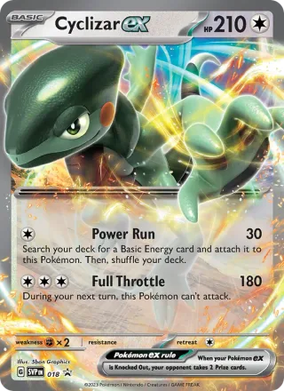 Cyclizar ex #018 · SVP Black Star Promos Pokémon card