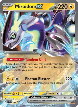 Miraidon ex #028 · SVP Black Star Promos Pokémon card