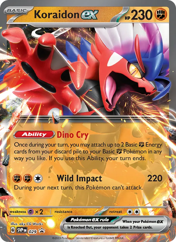 Koraidon ex full card art