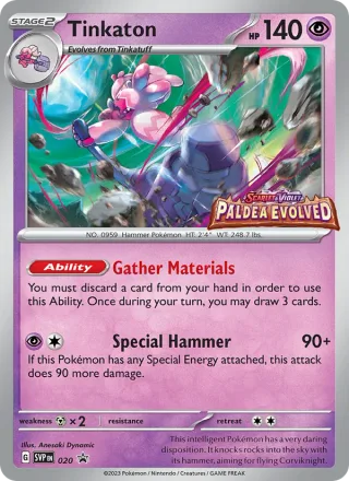 Tinkaton #020 · SVP Black Star Promos Pokémon card