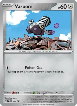Varoom #026 · SVP Black Star Promos Pokémon card