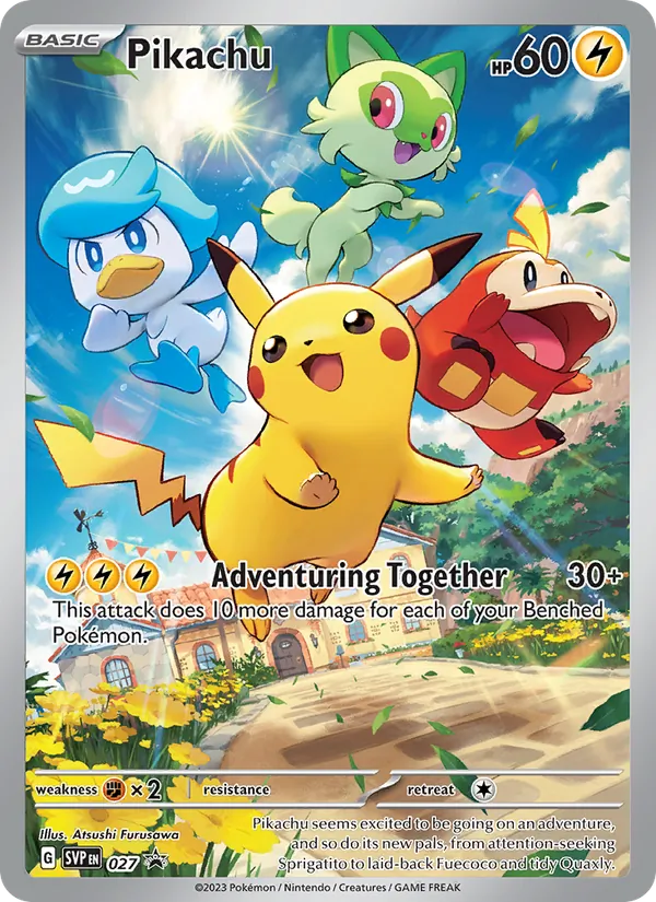 Pikachu full card art