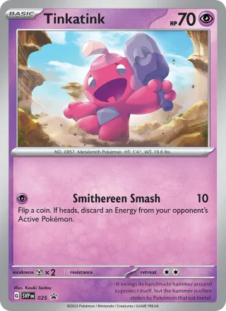 Tinkatink #025 · SVP Black Star Promos Pokémon card