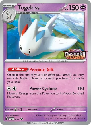 Togekiss #038 · SVP Black Star Promos Pokémon card