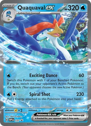 Quaquaval ex #035 · SVP Black Star Promos Pokémon card