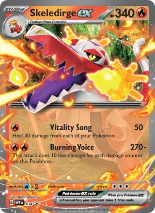 Skeledirge ex #034 · SVP Black Star Promos Pokémon card