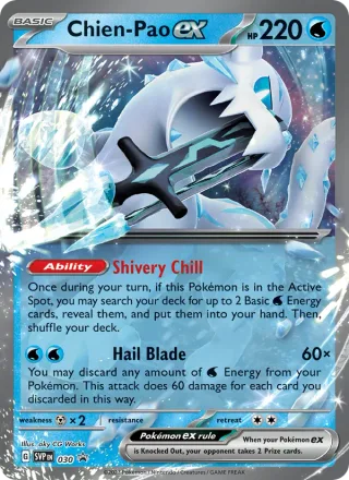 Chien-Pao ex #030 · SVP Black Star Promos Pokémon card