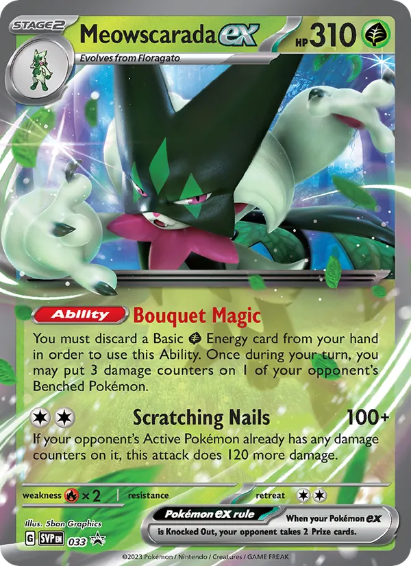 Meowscarada ex full card art