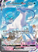 Ice Rider Calyrex VMAX · Chilling Reign Pokémon card