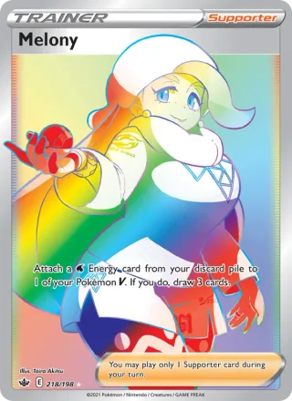 Melony #218 · Chilling Reign Pokémon card