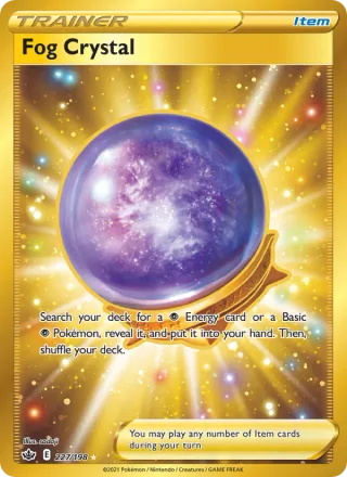 Fog Crystal #227 · Chilling Reign Pokémon card