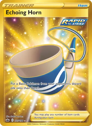 Echoing Horn #225 · Chilling Reign Pokémon card