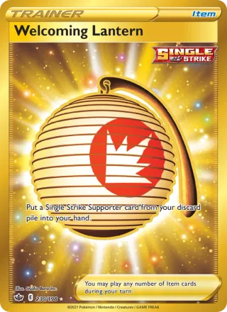 Welcoming Lantern #230 · Chilling Reign Pokémon card