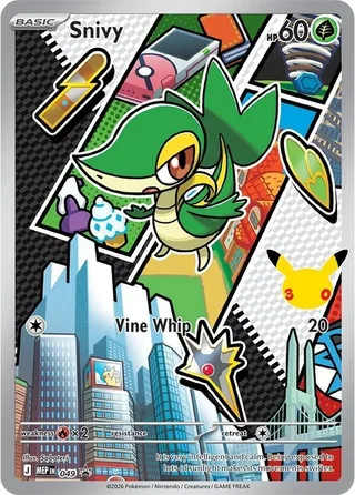 Snivy #049 · MEP Black Star Promos Pokémon card