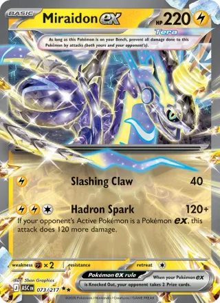 Miraidon ex #073 · Ascended Heroes Pokémon card