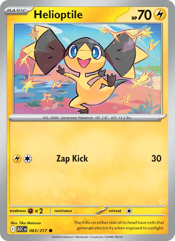 Helioptile full card art