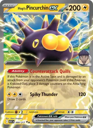 Hop's Pincurchin ex #068 · Ascended Heroes Pokémon card