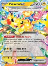 Pikachu ex · Ascended Heroes Pokémon card