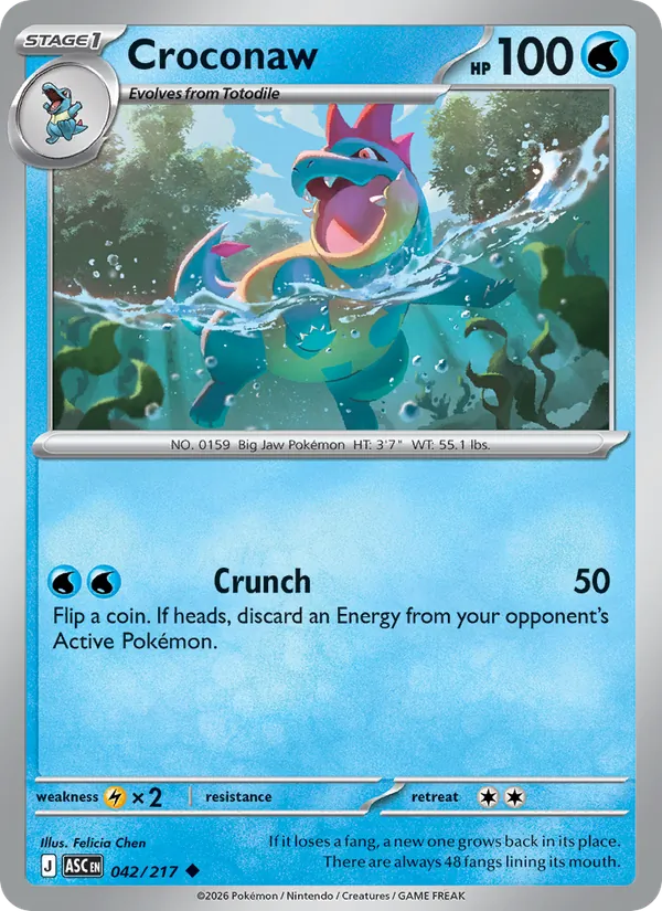 Croconaw full card art