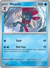 Weavile · Ascended Heroes Pokémon card