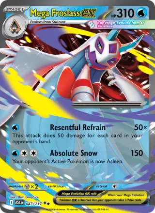 Mega Froslass ex #047 · Ascended Heroes Pokémon card