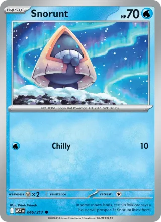 Snorunt #046 · Ascended Heroes Pokémon card