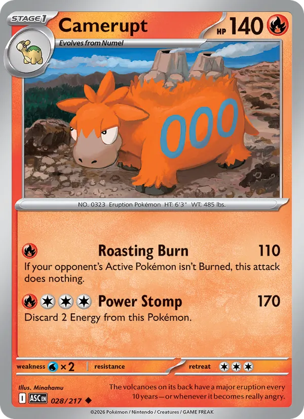 Camerupt full card art