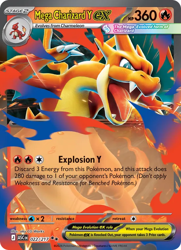 Mega Charizard Y ex full card art