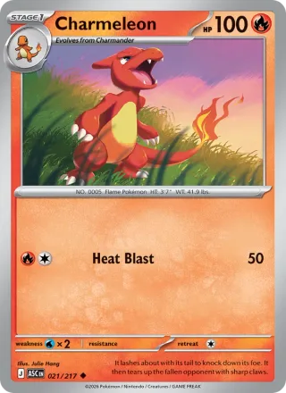 Charmeleon #021 · Ascended Heroes Pokémon card