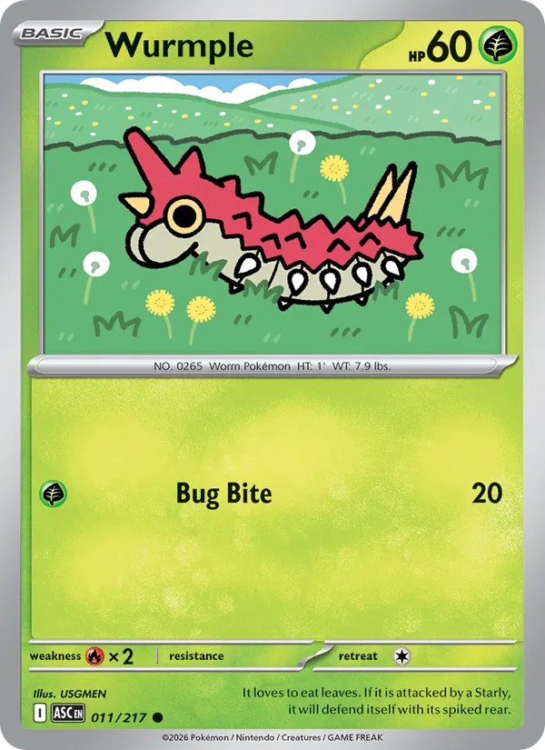 Wurmple full card art