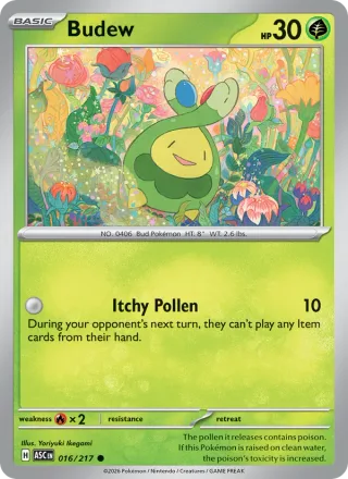 Budew #016 · Ascended Heroes Pokémon card