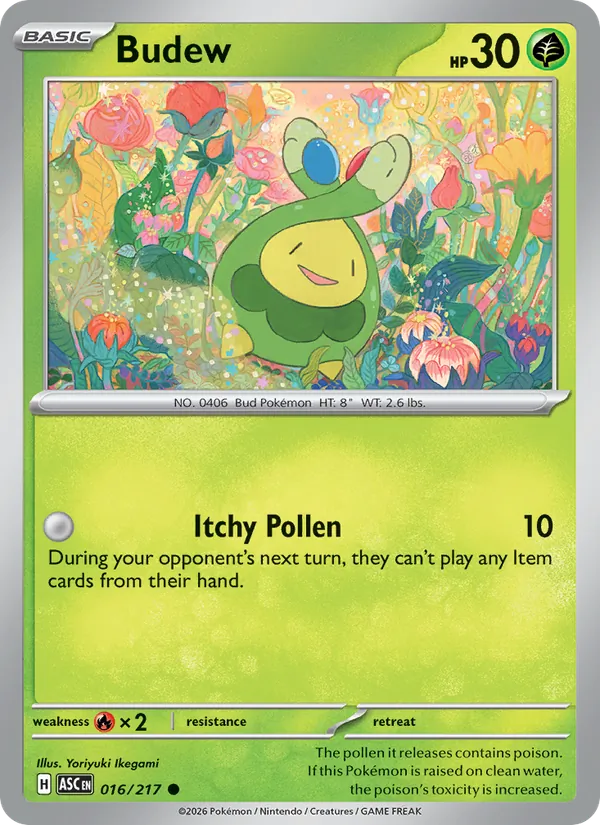 Budew full card art