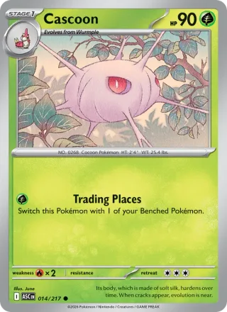 Cascoon #014 · Ascended Heroes Pokémon card
