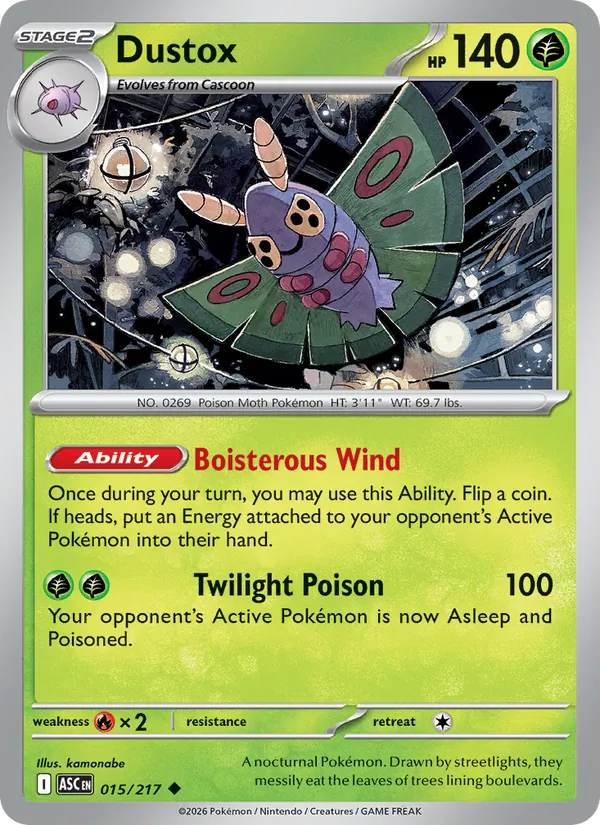 Dustox full card art