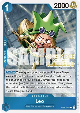 Leo (Judge Pack Vol. 6) #OP10-057-judge-pack-vol-6 · One Piece Promotion Cards One Piece card