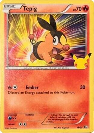 Tepig #13 · McDonald's Collection 2021 Pokémon card
