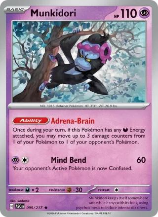 Munkidori #099 · Ascended Heroes Pokémon card