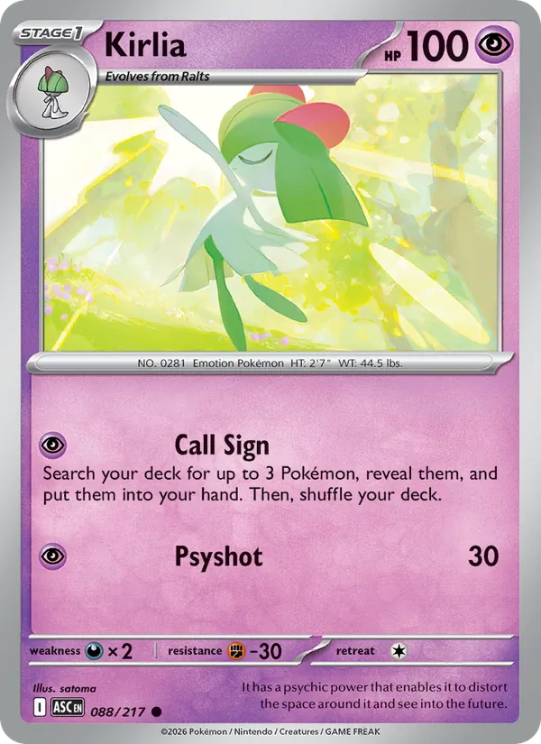 Kirlia full card art