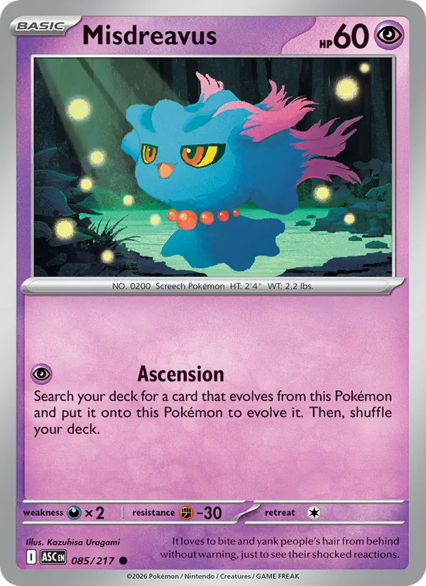 Misdreavus full card art