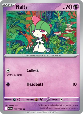 Ralts #087 · Ascended Heroes Pokémon card