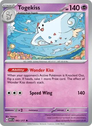 Togekiss #082 · Ascended Heroes Pokémon card