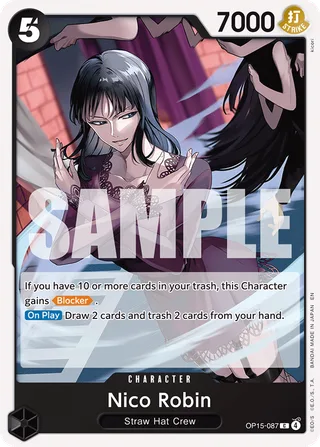 Nico Robin #OP15-087 · Adventure on Kami's Island One Piece card