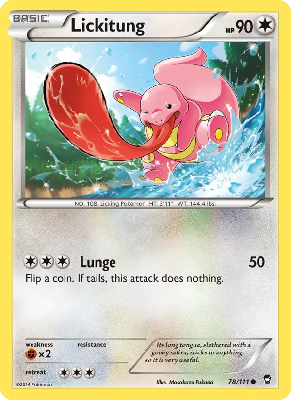 Lickitung full card art