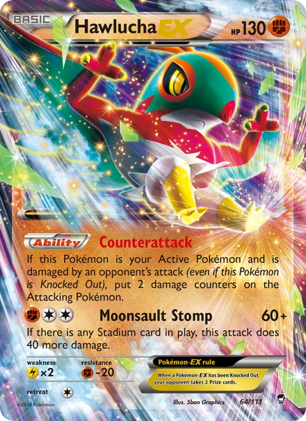 Hawlucha EX full card art