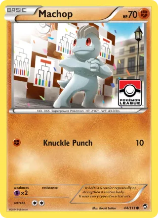 Machop #44 · Furious Fists Pokémon card