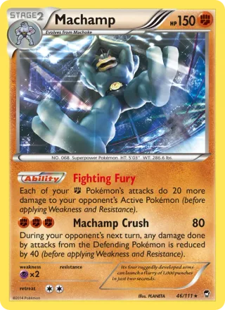 Machamp #46 · Furious Fists Pokémon card