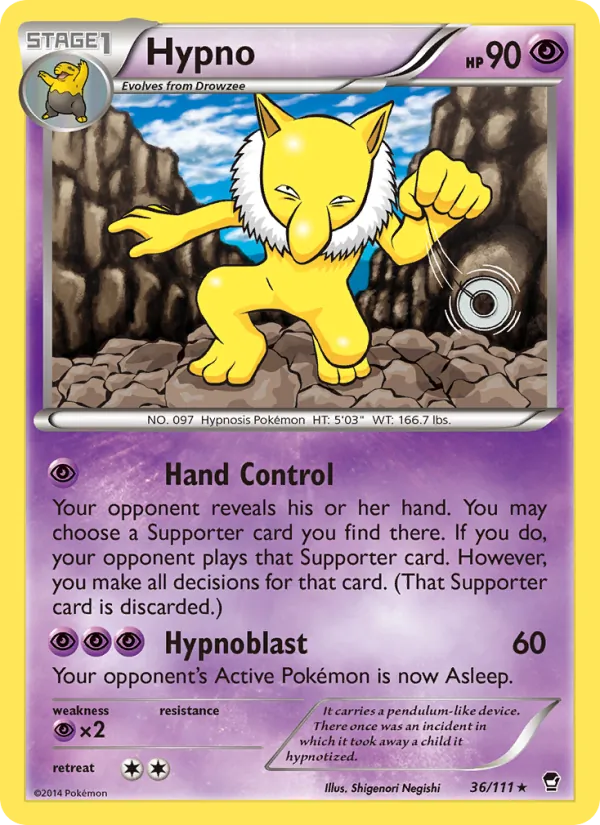 Hypno full card art