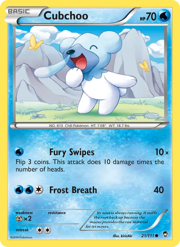 Cubchoo full card art