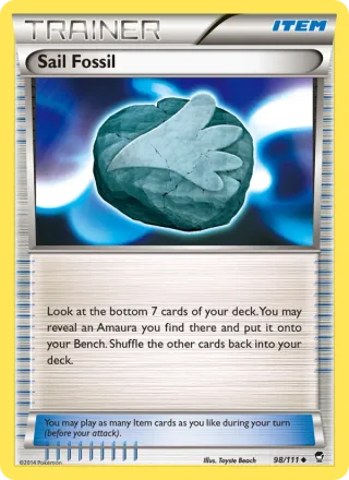 Sail Fossil card